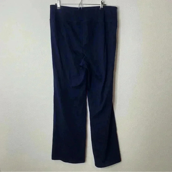 Woman Within Wide Waistband Pull On Pants Size 18/20 Tall Blue - Picture 2 of 7